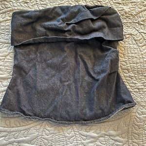 Zara Denim Blue Tube Top